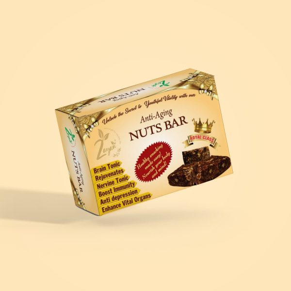 Zayan Ayurveda 100% Handmade & Natural Anti-Aging Nuts Bar 100g