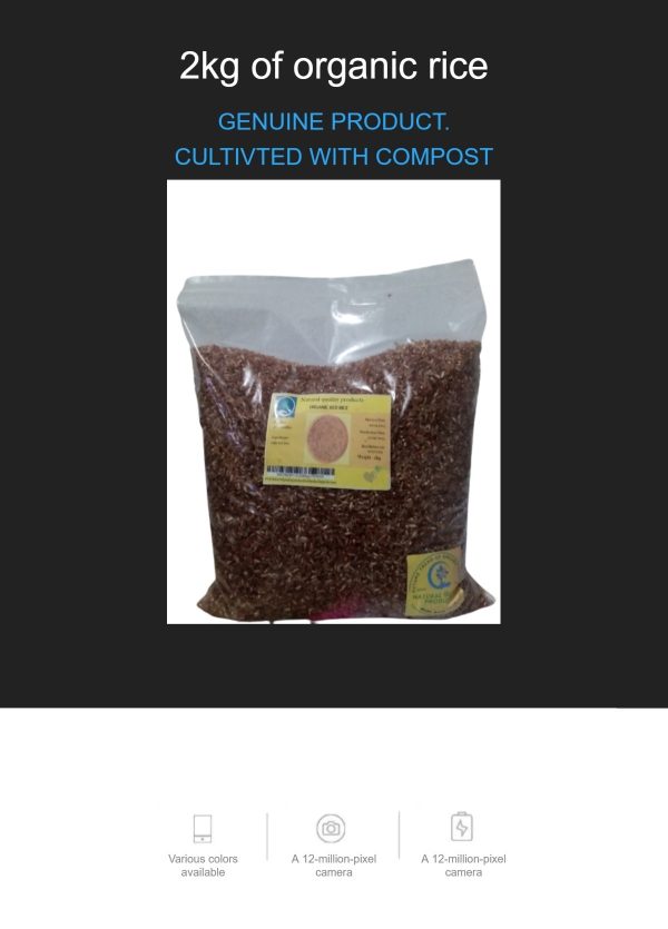 Red Kakulu Rice 2kg cultivating compost and chicken manure. - Image 5