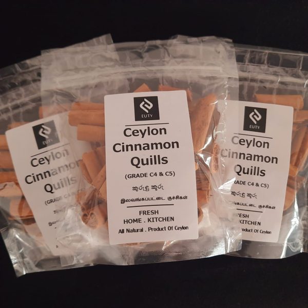 Ceylon Cinnamon Quills ,Cinnamon Sticks 50G C4,C5 CINNAMONM, කුරුඳු කූරු, இலவங்கப்பட்டை குச்சிகள்