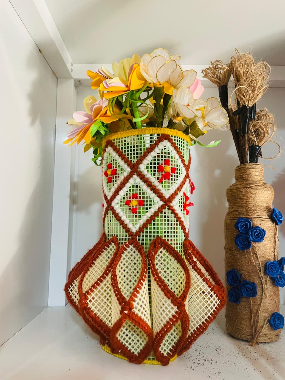 Handcrafted Geometric Vase