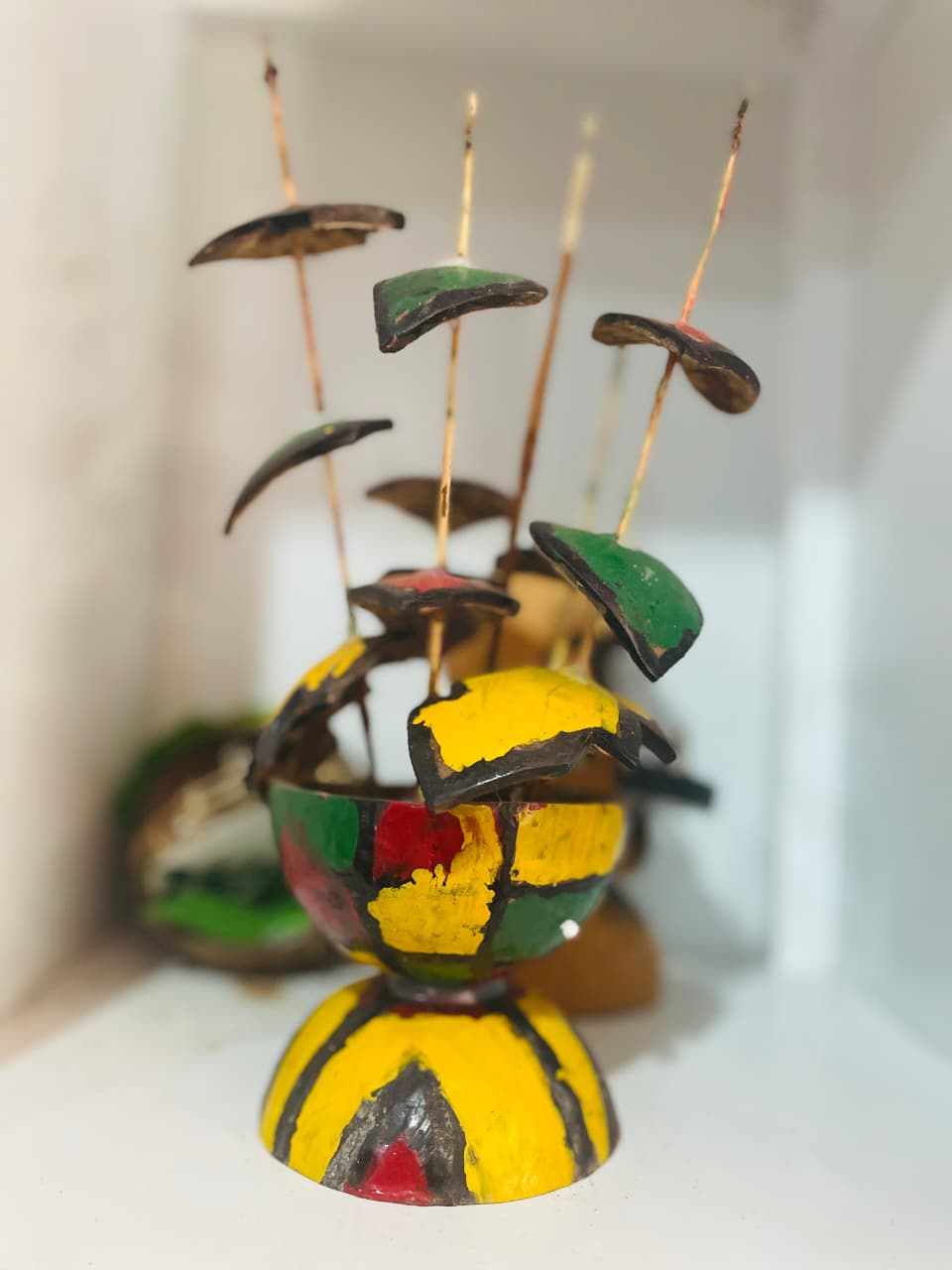 Coconut Husk Sculpture